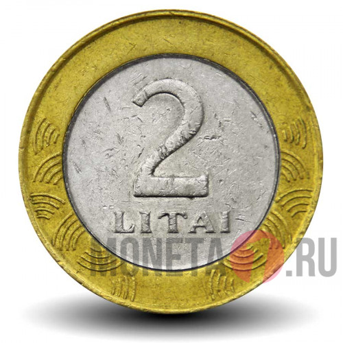 2 лита 2002 года - Литва - Всадник