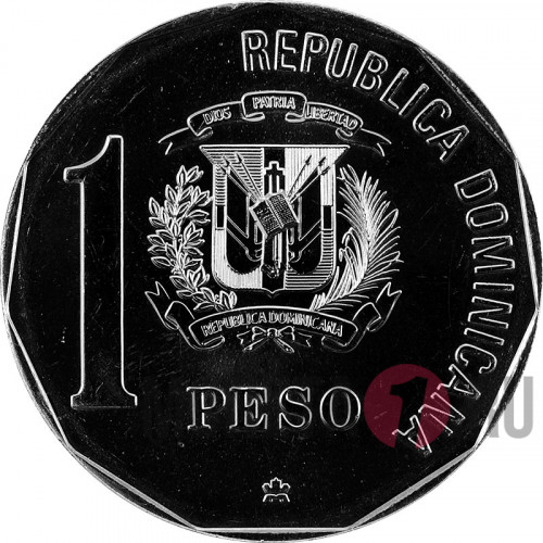 1 песо - Братья Пинсон - 1991 год - Доминикана