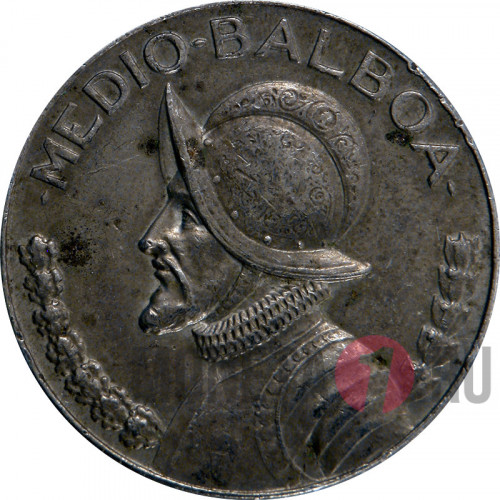 1/2 Balboa 1973 года - Панама