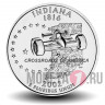 Quarter США 2002 год - Индиана - D