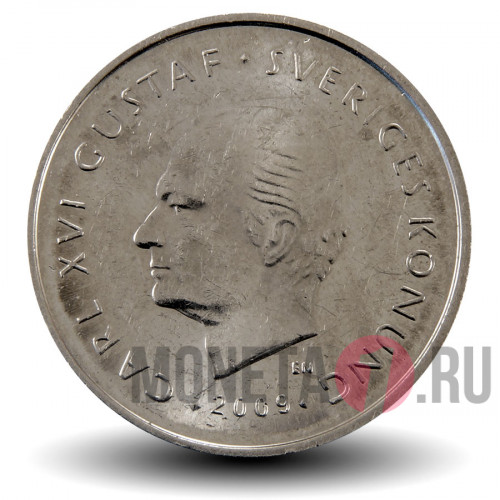 1 крона - 200-летие разделения Финляндии и Швеции - 2009 год