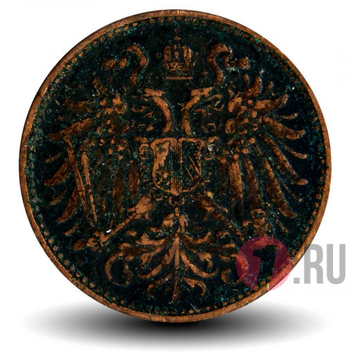 2 геллера 1899 года - Австро-Венгерская империя - Франц Иосиф I
