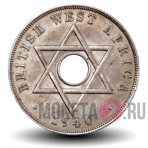1 пенни 1940 года - Британская Западная Африка - George VI