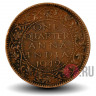 One Quarter Anna 1942 года - Британская Индия - Георг VI