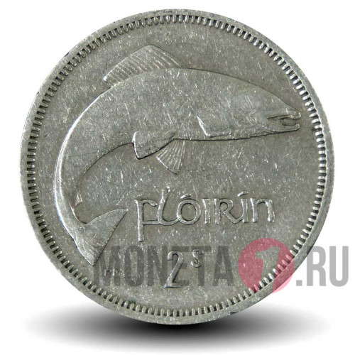 2 шиллинга (1 флорин) 1968 года - Ирландия - Лосось