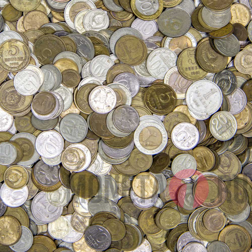 Монеты СССР 1961-1993 на вес от 1 кг. 
