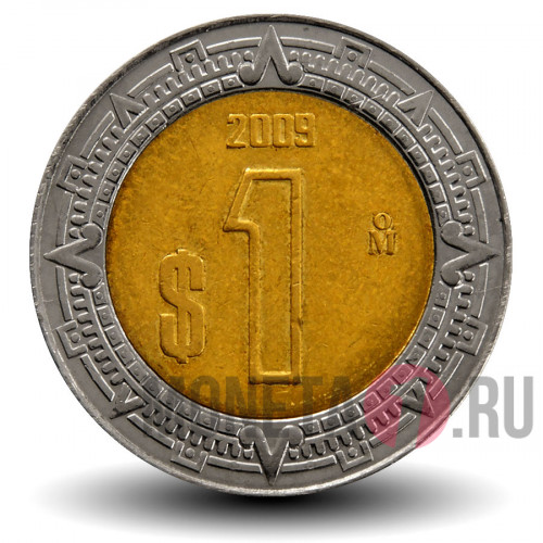 1 песо 2009 года - Мексика