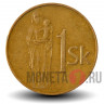 1 крона 1993 года - Словакия - Мадонна с ребенком