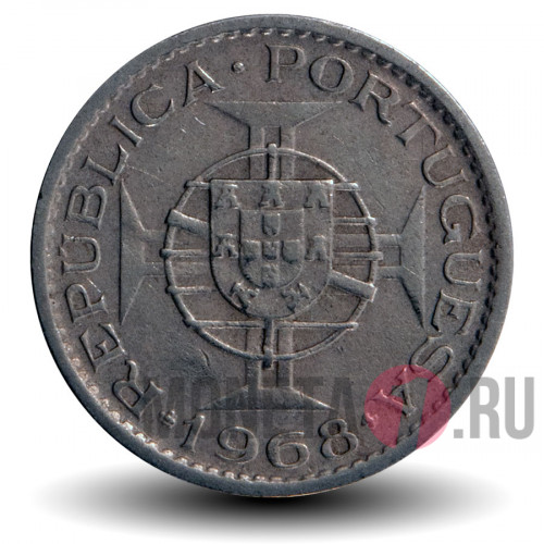 2,5 эскудо 1968 года - Ангола