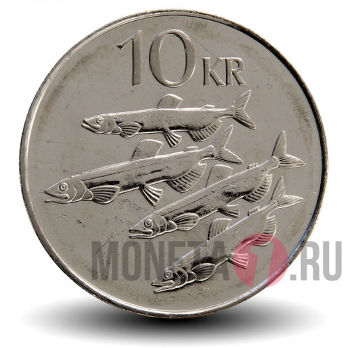 10 крон 2008 года - Исландия - Мойва