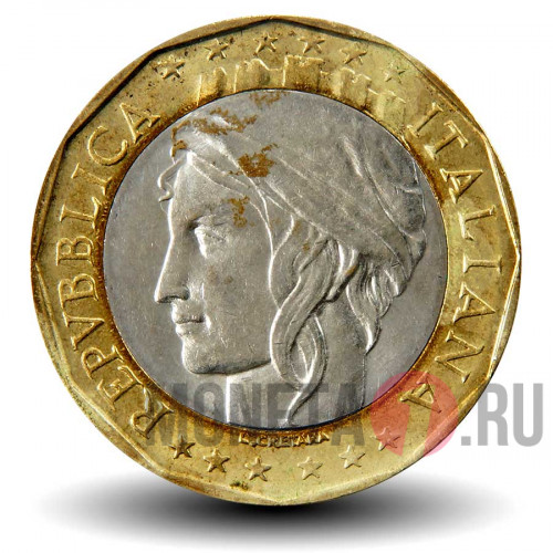 1000 лир 1998 года - Италия - Европейский Союз - XF