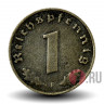 1 рейхспфенниг 1943 года - Третий Рейх - F