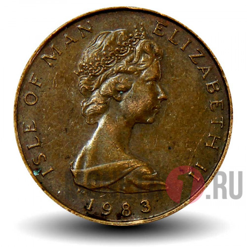 1 пенни 1983 года - Остров Мэн - Мэнская кошка (AC)
