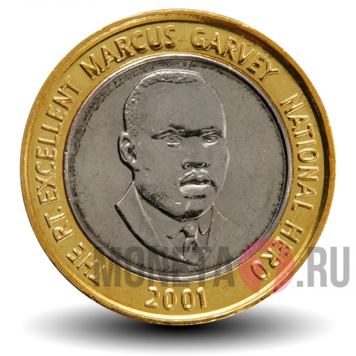 20 долларов 2001 года - Ямайка - Маркус Гарви