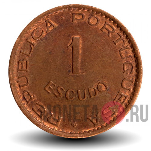 1 эскудо 1974 года - Ангола