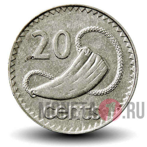 20 центов 1997 года - Фиджи - Elizabeth II