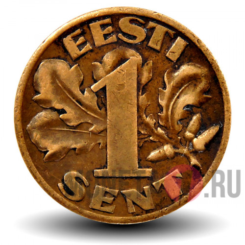 1 sent - 1929 Довоенная Эстония