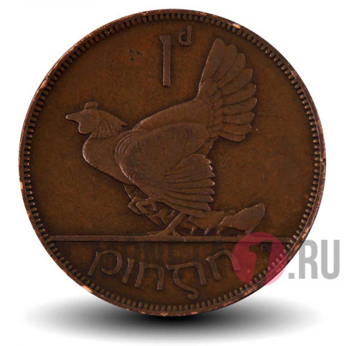 1 пенни 1935 года - Ирландия - Птица