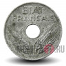 20 сантимов 1943 года - Франция - Vichy - Оккупация WWII