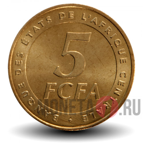 5 francs 2006 - Центрально-Африканские штаты