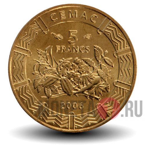 5 francs 2006 - Центрально-Африканские штаты