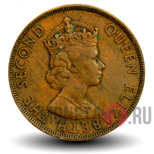 2 цента 1955 года - Брит. Карибские Территории