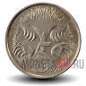 5 центов 2010 года - Австралия - Короткоклювая ехидна