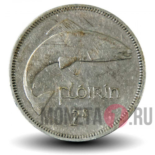 2 шиллинга (1 флорин) 1959 года - Ирландия - Лосось