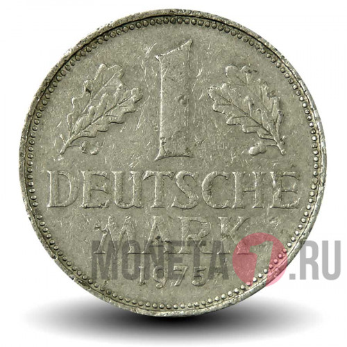 1 марка 1975 года - ФРГ - D