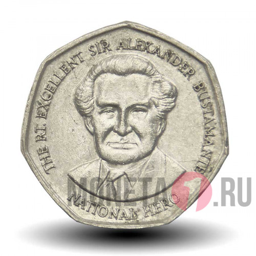 1 доллар 1995 года - Ямайка - Александр Бустаманте