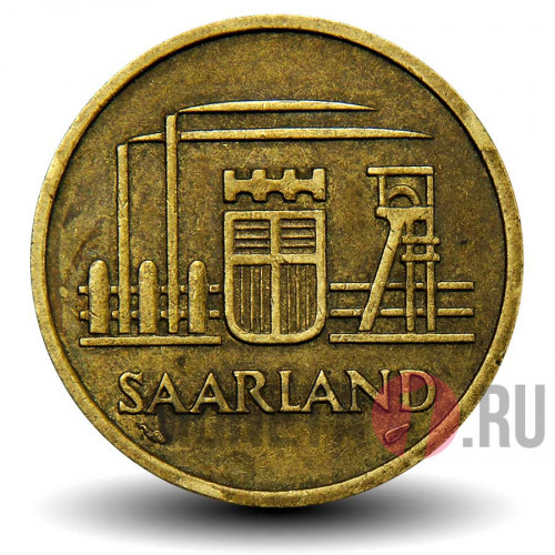 50 франков 1954 года - Саарланд