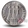 1 лира 1975 года - Пауки - Сан-Марино