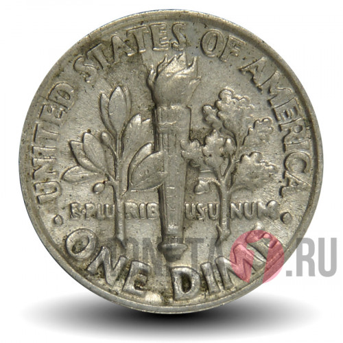 1 дайм 1993 года - США - Рузвельт - P
