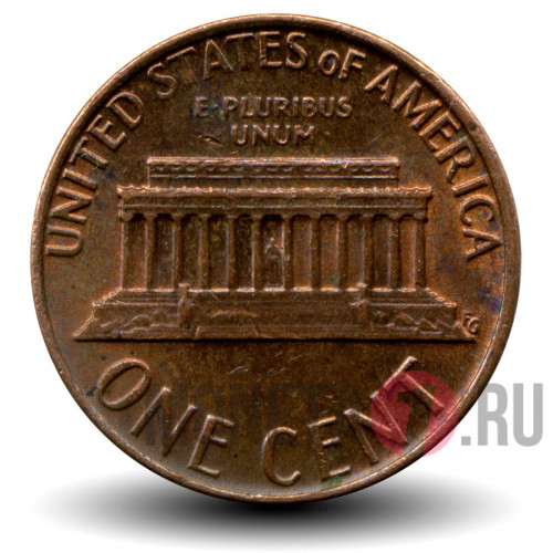 1 цент 1976 года - США - D