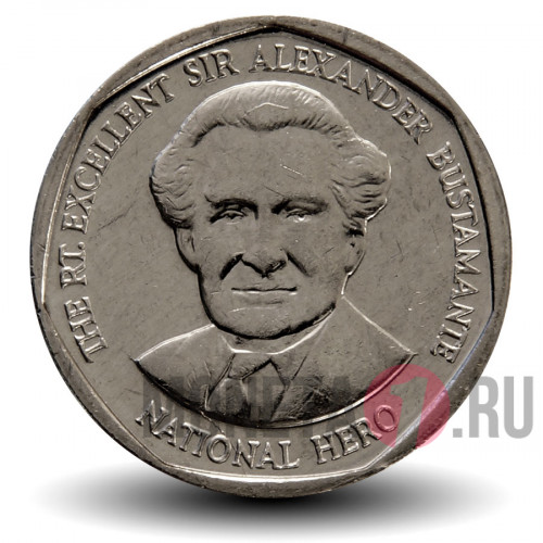 1 доллар 2008 года - Ямайка - Александр Бустаманте