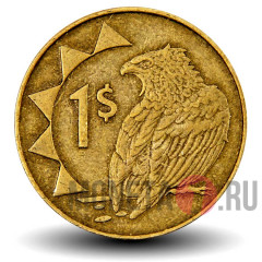 1 доллар 2002 года - Намибия - Орел-скоморох