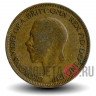 Half Penny 1929 года - George V - Великобритания