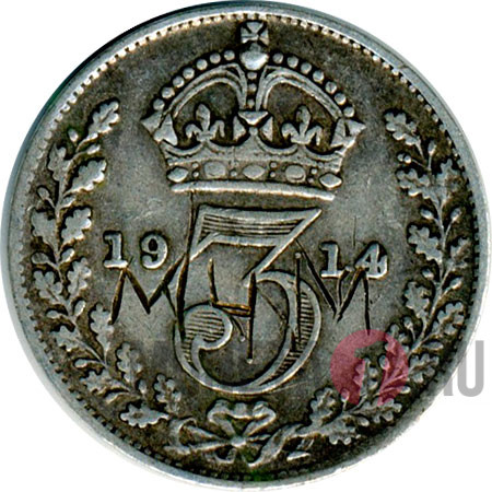 Three Pence 1914 - Англия