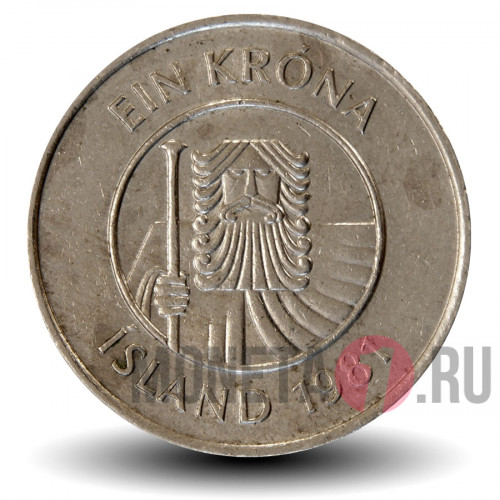 1 крона 1981 года - Исландия - Треска
