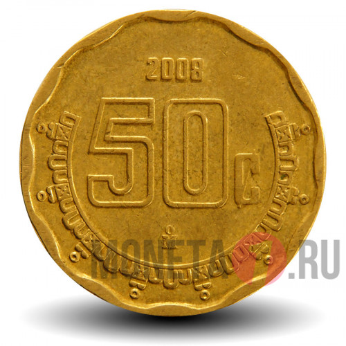 50 сентаво 2008 года - Мексика