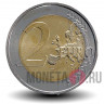 2 евро 2013 года - 250 лет башне Клеригуш в Порту - Португалия