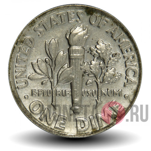 1 дайм 1995 года - США - Рузвельт - P
