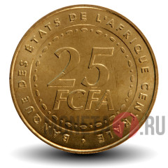 25 francs 2006 - Центрально-Африканские штаты