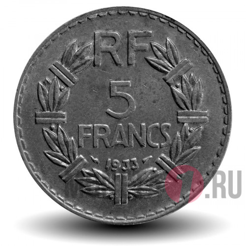5 франков 1933 года - Франция