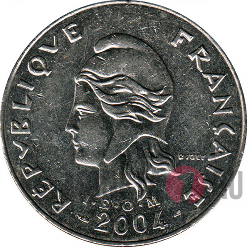 20 франков 2004 год - Французская Полинезия