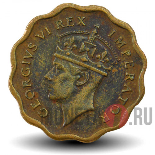 1/2 пиастра 1944 года - Кипр