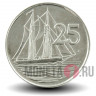 25 центов 2005 года - Каймановы Острова - Парусник