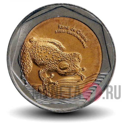 500 песо 2012 - Колумбия - Лягушка- биметалл