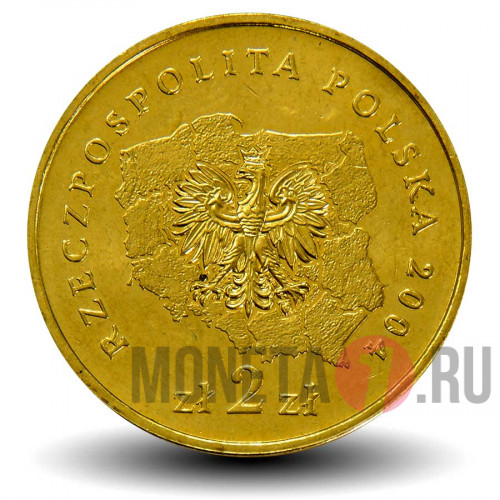 2 злотых 2004 года - Нижнесилезское воеводство - Польша