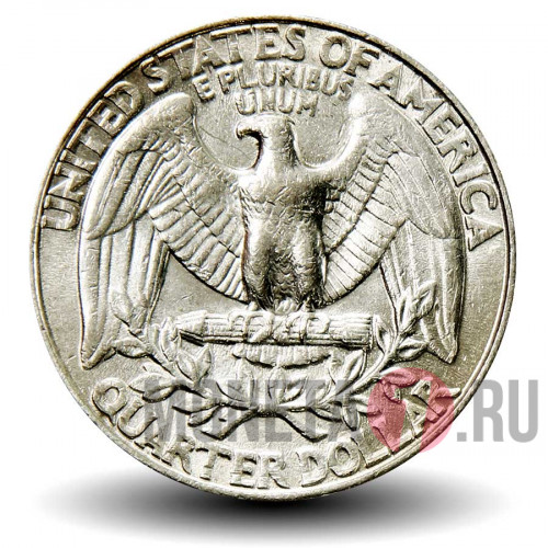 25 центов 1997 года - США - Джордж Вашингтон - P